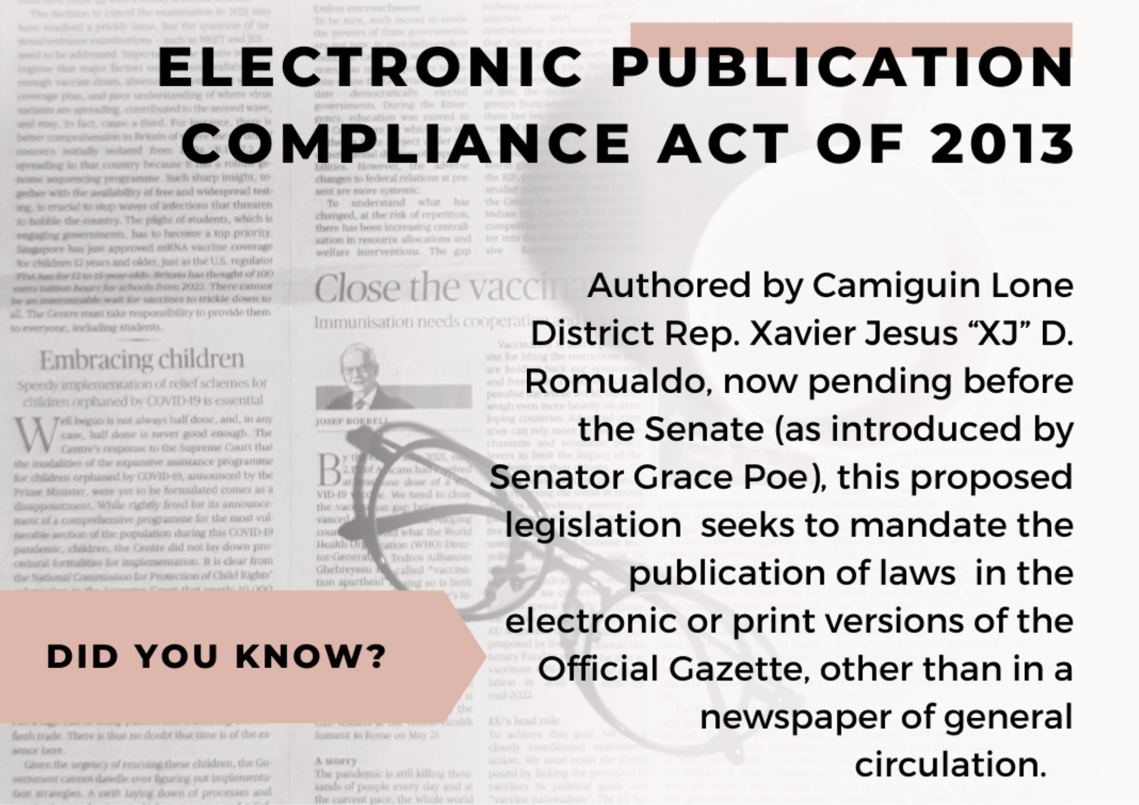 Electronic Publication Compliance Act of 2013